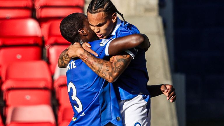 St Johnstone's Josh Fowler opened the scoring against Dundee United