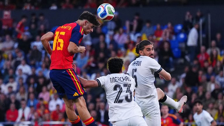 Jon Martin made his senior debut for Spain against Iraq in June