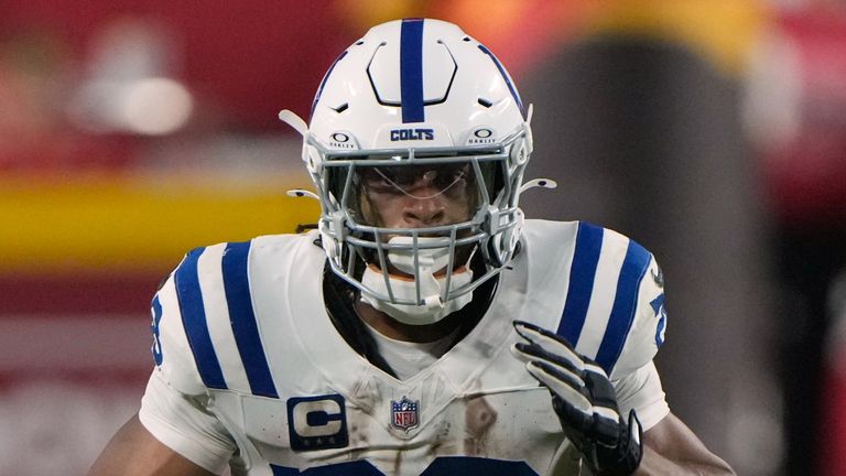 Indianapolis Colts running back Jonathan Taylor 