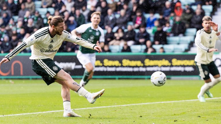 Kasper Hogh has not scored  for Celtic since his hat-trick at Kilmarnock in August