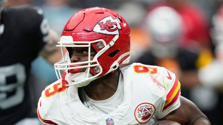 Kansas City Chiefs running back Kenneth Walker 