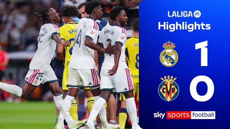 Highlights of the La Liga match between Real Madrid and Villarreal.