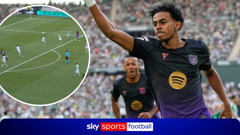 Real Betis vs Barcelona: Lamine Yamal scores STUNNER in Barcelona rout!