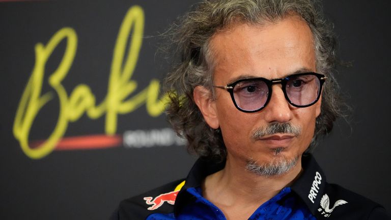 Red Bull team principal Laurent Mekies 

