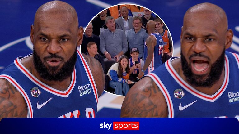 Lebron clashing with fans