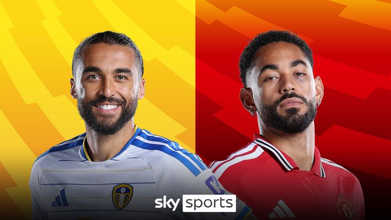 Leeds host Man Utd on Super Sunday live on Sky Sports - kick-off is 2pm