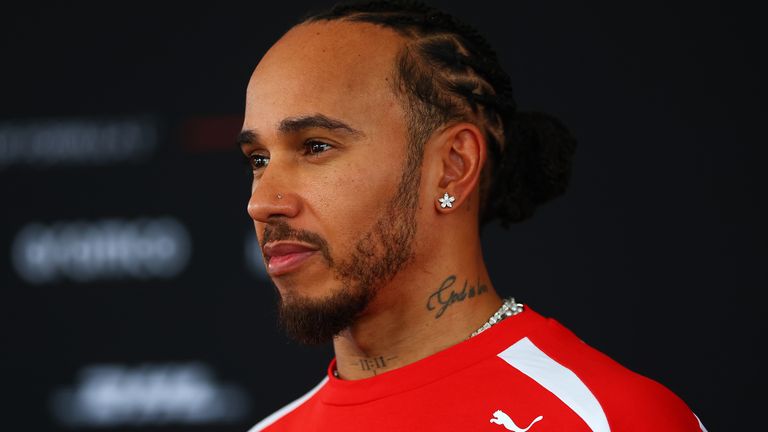 Lewis Hamilton is third in the Drivers' Championship, with Ferrari second to Mercedes in the Constructors'