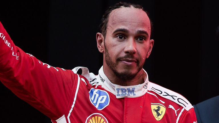HAMILTON Lewis (gbr), Scuderia Ferrari SF-26, portrait F1 GP 16 Bahrain 2026 in Malaysia F1 GP 16 Bahrain 2026 in Malaysia 01 NORRIS Lando (gbr), McLaren F1 Team MCL40, action F1 GP 16 Bahrain 2026 in Malaysia HAMILTON Lewis (gbr), Scuderia Ferrari SF-26, portrait during the 2026 Formula 1 Bahrain Grand Prix in Malaysia, 16th round of the 2026 Formula One World Championship from October 2 to 4, 2026 on the Sepang International Circuit, in Sepang, Malaysia - Photo Eric Alonso / DPPI Photo by: Hoch Zwei Photoagency/picture-alliance/dpa/AP Images