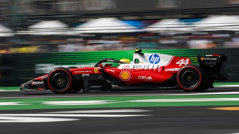 Mexico City, Mexico: F1 GP De La Ciudad de Mexico, 44 HAMILTON Lewis (gbr), Scuderia Ferrari SF-26, action Photo by: Juergen Tap/picture-alliance/dpa/AP Images