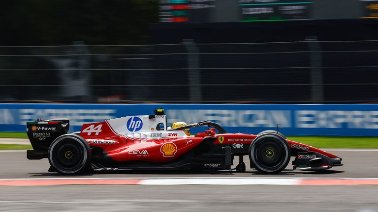 Mexico City, Mexico: F1 GP De La Ciudad de Mexico, 44 HAMILTON Lewis (gbr), Scuderia Ferrari SF-26, action Photo by: Juergen Tap/picture-alliance/dpa/AP Images