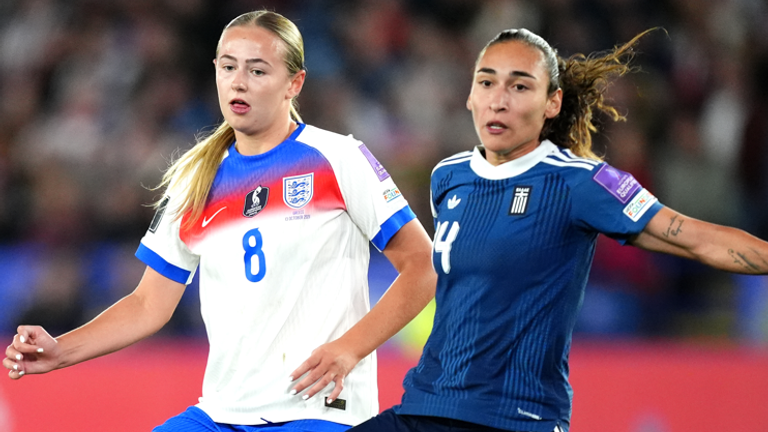 Lexi Potter made her first start for England against Greece and impressed 