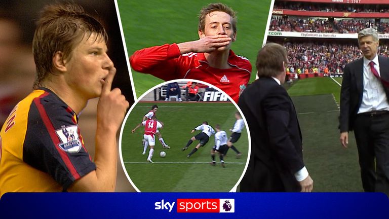 Here are our picks for the top five moments from Premier League clashes between Liverpool and Arsenal over the years.