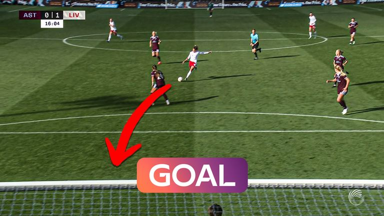 World class! Liverpool's Natalia Ramos sends in ROCKET from 30-yards!