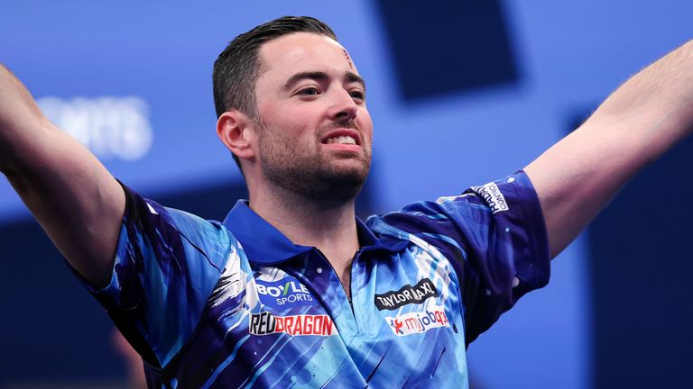 Luke Humphries win the 2026 World Grand Prix Darts 
