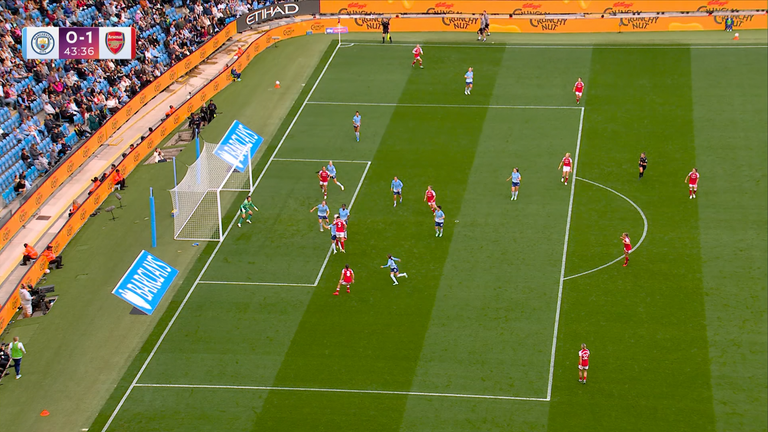 Lisa Baum looked offside as she scored the first goal