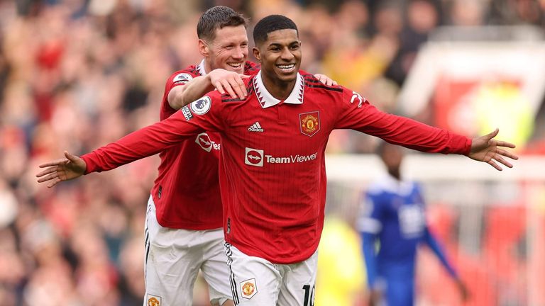 Marcus Rashford was particularly productive during Wout Weghorst’s time at Old Trafford