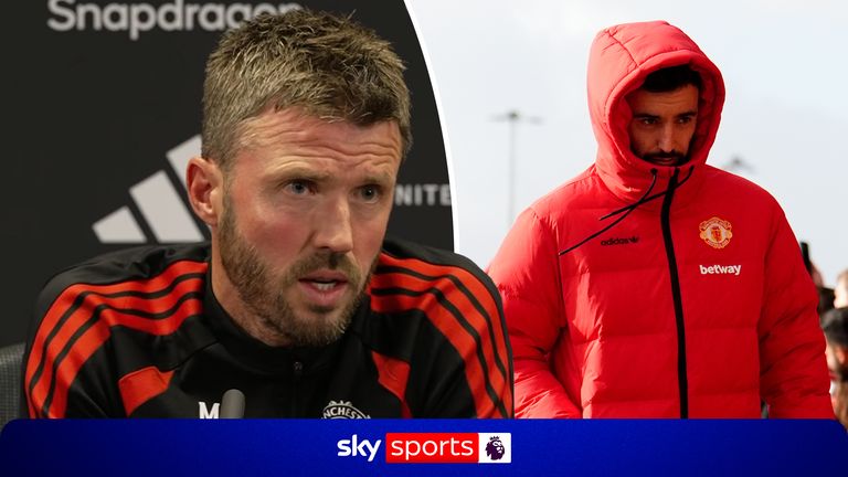Man Utd, Michael Carrick, Bruno Fernandes