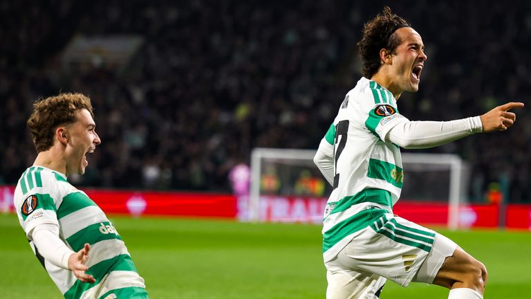 Mika Baur gave Celtic the lead just after the break