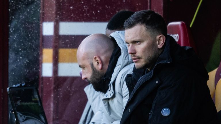 Motherwell manager Alfred Johansson has lost his last six league games