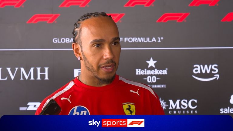 Lewis Hamilton isn't concerned about finishing second in this year's championship and hopes Ferrari can mount a stronger title challenge next season.
