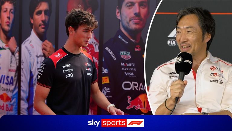 Haas team principal Ayao Komatsu has angrily dismissed speculation suggesting Oliver Bearman will be leaving the team.