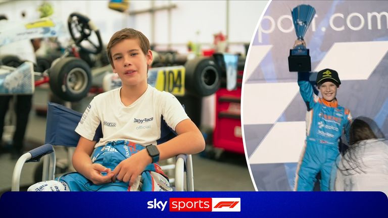 11-year-old Pedro Cueto is aiming to become the first amputee to race in Formula One.