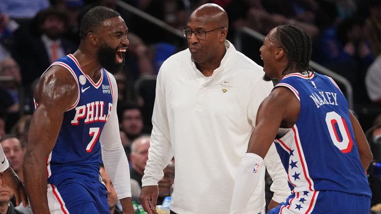 Jaylen Brown also shone on his Sixers debut