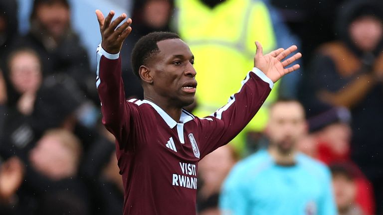 Nicolas Jackson celebrates after restoring Aston Villa's lead