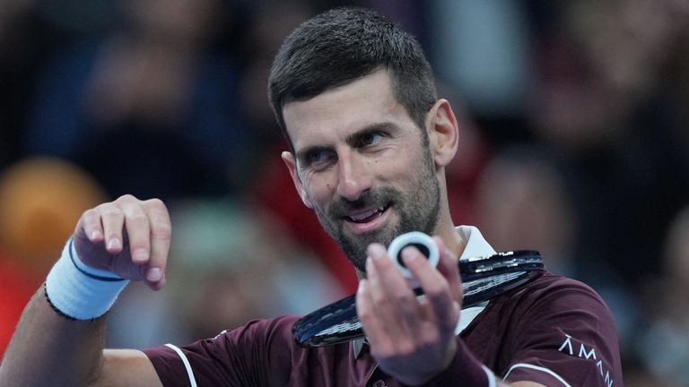 Djokovic is targeting a seventh title in Beijing