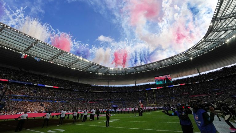 The Stade de France hosted the first ever NFL regular-season game in Paris 