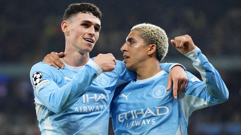 Rico Lewis assisted the first two of Foden's goals in a dominant victory