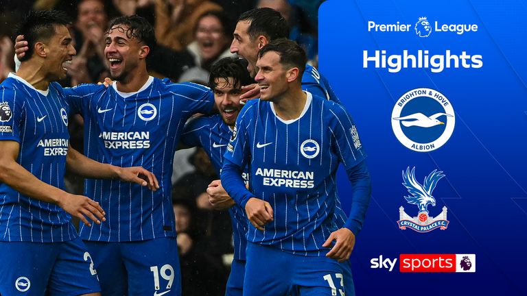 SKY SPORTS
PREMIER LEAGUE
BRIGHTON
CRYSTAL PALACE