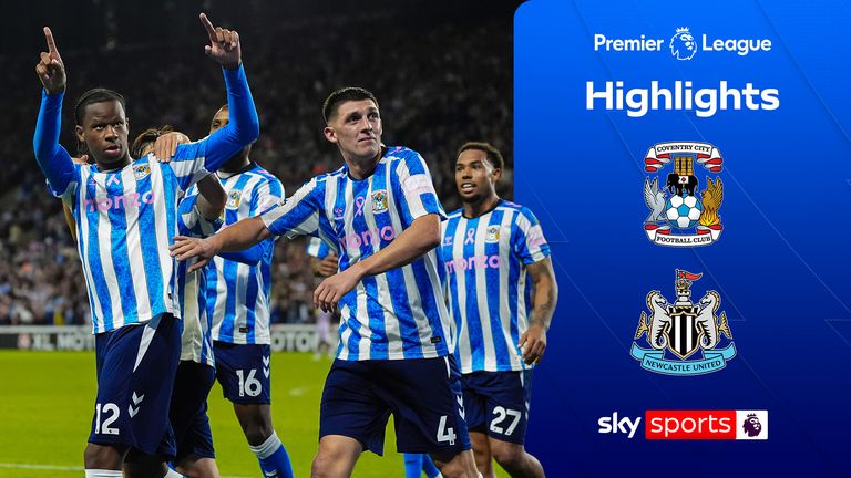 SKY SPORTS
PREMIER LEAGUE
COVENTRY
NEWCASTLE