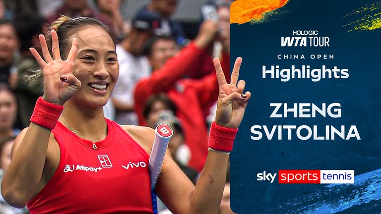 Qinwen Zheng defeats Elina Svitolina in the China Open