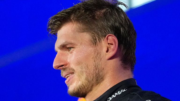 Max Verstappen won the 2026 Singapore GP (AP Photo/Vincent Thian)