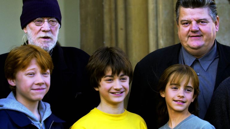 Richard Harris (top left) who starred as Frank Machin in This Sporting Life, later played Dumbledore in the first two Harry Potter films