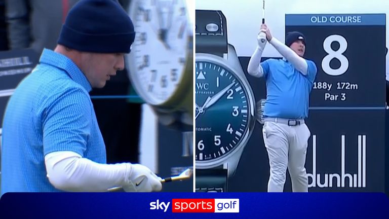 Robert MacIntyre fumes after wayward tee shot