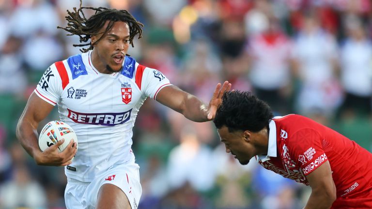 Dom Young's try briefly gave England hope