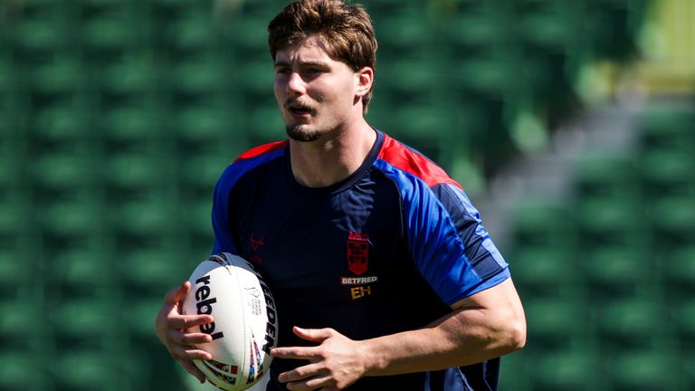 England's Ethan Havard.