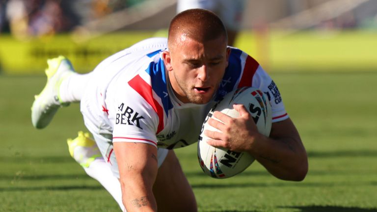 Lewis emerged off the bench for the final 20 minutes against France, scoring two tries 