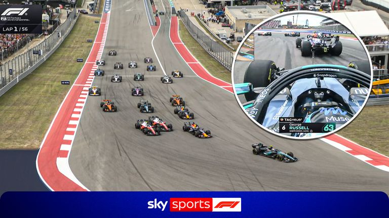 United States GP: Kimi Antonelli gets FLYING start as George Russell gets five-second penalty!