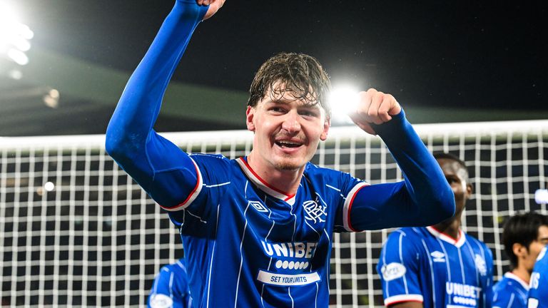 Ryan Naderi scored the goal to send Rangers into the League Cup final
