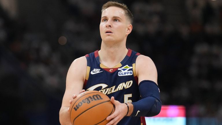 Cleveland Cavaliers' Sam Merrill admits NBA Europe provides a different option for players coming out of college (AP Photo/Sue Ogrocki)