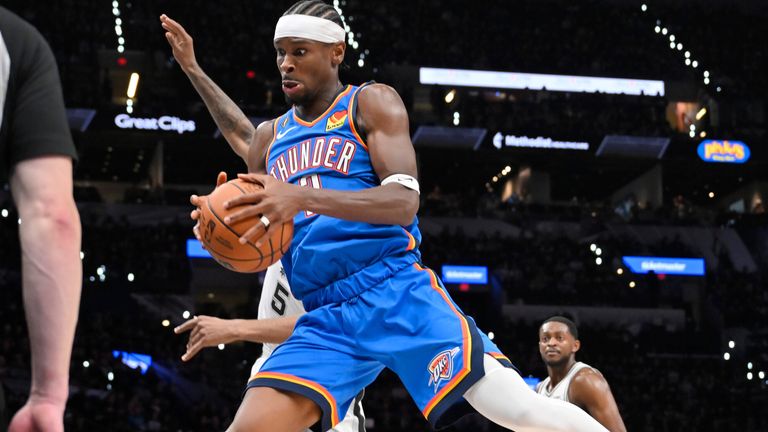 Shai Gilgeous-Alexander led his team's scoring with 32 points on the night