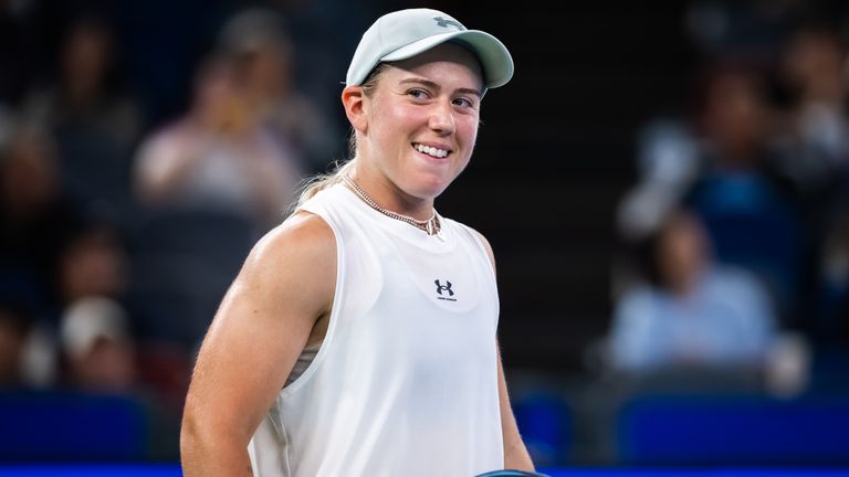 Sonay Kartal reached the Wuhan Open final after another stunning victory