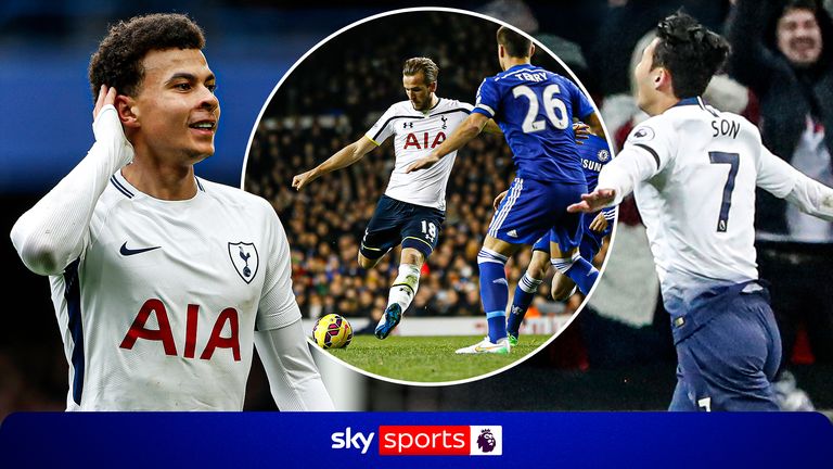 Dele, Son and Kane score goals against Chelsea