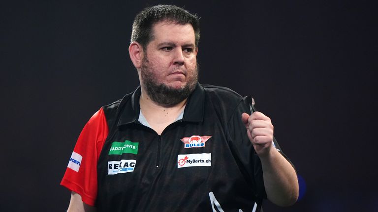 Stefan Bellmont defeated Andrew Gilding to send the Swiss crowd wild in Basel