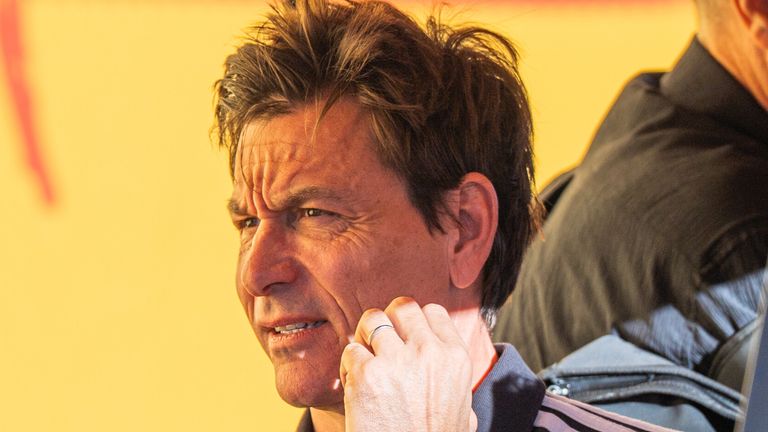 Toto Wolff (Mercedes AMG Petronas F1 Team, Team Principal) in the paddock, Spanish Grand Prix, Motorsport, Formula 1, Season 2026, 09/13/2026 Photo by: Eibner Pressefoto/Christian Lang/picture-alliance/dpa/AP Images