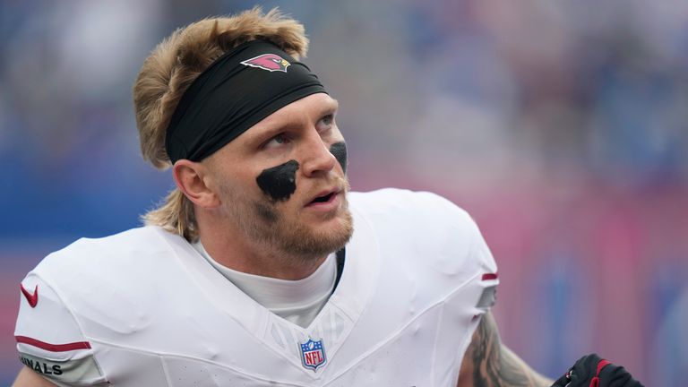 Arizona Cardinals tight end Trey McBride 