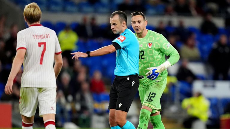 Danny Ward made the mistake for the penalty